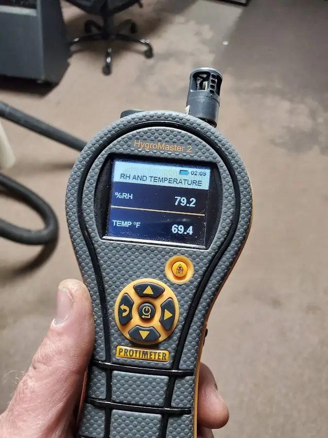 Moisture meter humidity assessment for Fire & Smoke Damage Restoration in Gardena